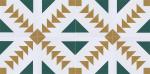 Yellow And Green 200x200mm Ceramic Rustic Tiles For Bathroom And Durable Wall