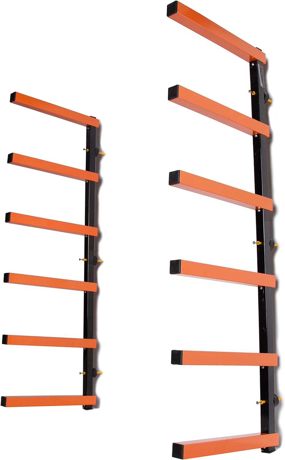 Powder Coated 6-Tier Lumber Storage Rack for Space Saving and Organized Wood Storage