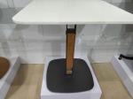 Professional Coffee Table Base Sandy Texture Square Office Table With Pedestal