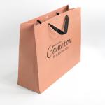 Large Winter Sweater Packaging Customize Reusable Shopping Bag with Ivory Board