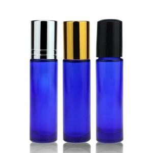 Wholesale Blue OEM Perfume Oil Roll On Bottles Screw Cap 10ml Roller Ball Bottle from china suppliers