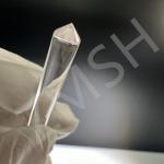 Sapphire Parts Crystal Optical Cylinder Lens Hardness 9.0 High Light Transmittan