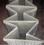 Sand Color 4.0-5.0mm Welded Mesh Hesco Barrier Wall 24Inches