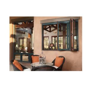Custom Design Thermal Break Aluminum Bi Folding Glass Windows with Double Glazed