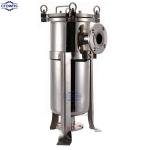SUS304 Stainless steel multi bag filter housing single bag filter housing