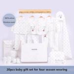 Roupas de bebe Newborn Clothes Baby Gift 100% Cotton Solid Newborn Baby Sets