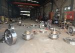 Investment Casting Crane Wheel Assembly , Forged Alloy Wheels For Crane