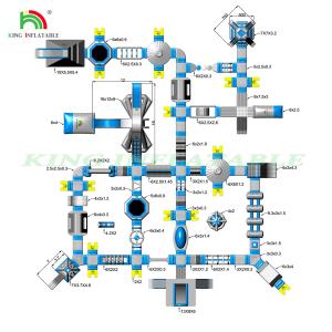 Wholesale Commercial Inflatable Park Slide With Frame Pool Inflatable Land Water Park For Adventure Park from china suppliers