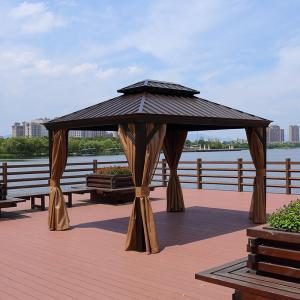 Wholesale Garden Party Double Polycarbonate Roof Gazebo Rust Proof from china suppliers