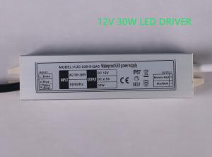 Wholesale Heatproof 2.5A Outdoor 12V Power Supply , Anticorrosive LED Driver LED Strip from china suppliers