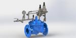 Industrial Grade Surge Anticipation Valve Epoxy Coated Pressure Adjustable for
