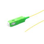 LSZH Jacket SC APC Sm 9/125 Fiber Optic Pigtail G652D 0.9mm
