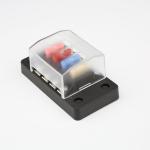 Motorcycle Car Automotive 4 Way Standard Blade Fuse Holder Box Block With Cover