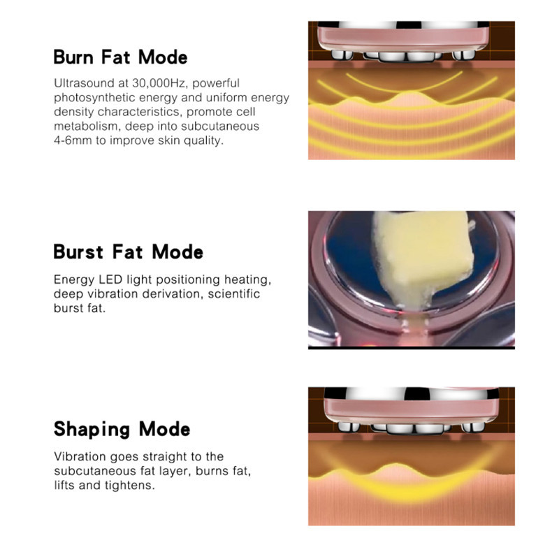 Slim Body Waist Cavitation Vacuum Machine Ultrasonic Private Label