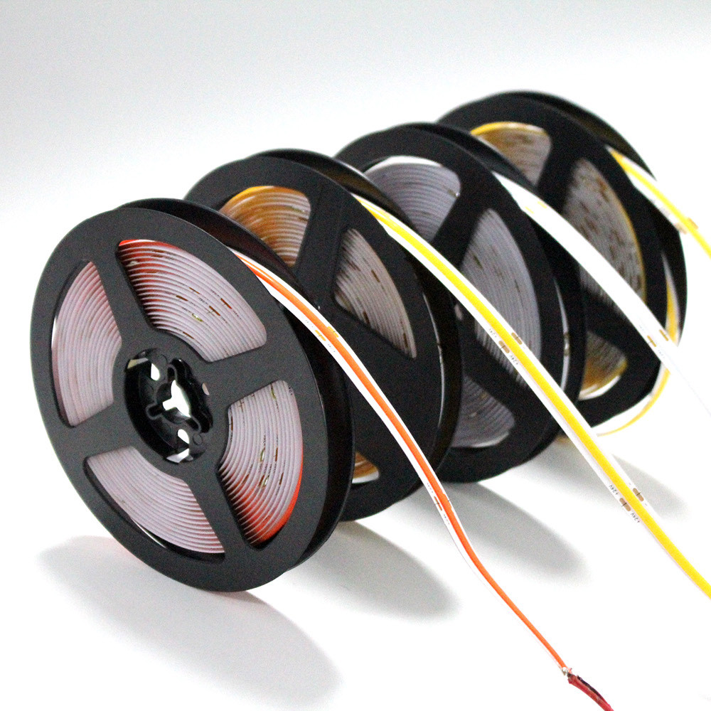 Decoration COB Flexible LED Strip Lights 512pcs/M 12V No Shadows