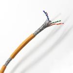 Network Cat6 HDPE insulation RJ45 shielded patch communication lan cable