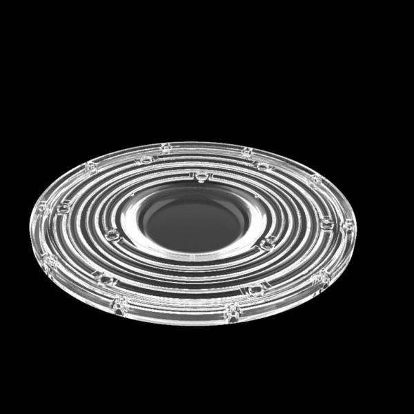 φ235mm Round UFO High Bay Light Lens 100W 150W 3030 Led Mining Lamp Lens 90