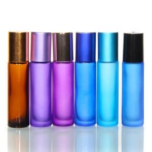 Wholesale 10Ml Glass Perfume Roll On Bottle With Stainless Steel Metal Roller Ball from china suppliers