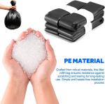 HDPE Disposable Waste Bags 6 Pack Compostable Black Bin Bags 8m