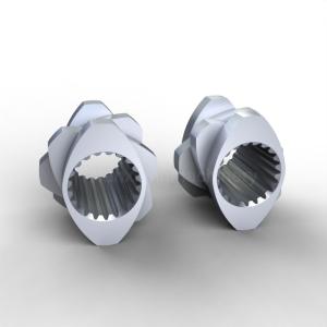 Wholesale Twin Screw Extruder Kneading Blocks 316L W6Mo5Cr4V2 Splined Connection Backward Pumping from china suppliers