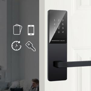 Wholesale Black color TTlock Bluetooth app controlled door locks for apartment home office from china suppliers