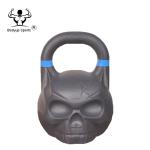 Competition Powder Painting Iron Skull Kettlebell / Power Training Skull
