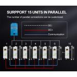 51.2V Wall Mounted Energy Storage Lithium Battery 48V 340Ah Lipo4 60kW