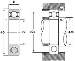 Wholesale Single Row Deep Groove Ball Bearings Open Type 6028 from china suppliers