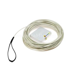 Wholesale 1 - 4 SC Fibers FTTH Pre Terminated Outlet Kit PTO White Color With Fiber Cable from china suppliers