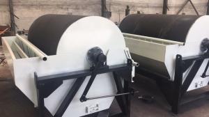 Optimized Magnetic Drum Separator , Magnetic Coolant Separator For Handling Beach Sand