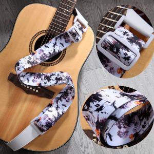 China Beautiful Personalized Guitar Straps For Women Polyester PU Leather Material on sale