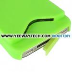 Credit Card Matte Hard Case Cover for iPhone 4 / 4S (Green)