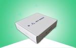 Corrugated Carton Paper Packaging Boxes For Glass With Plastic Handle