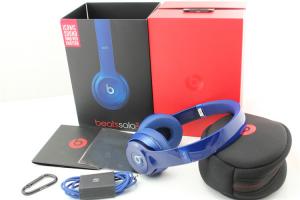 Wholesale Beats Solo2 Gloss Blue Headphones  Beats By Dre Wired Headphones with seal box from china suppliers