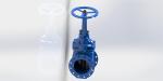 Ductile Iron AWWA approved Gate Valve , Handwheel Operator Resilient Seated