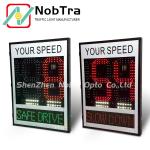 Traffic Control Slow Down Speed Limit Signs Visibility More Than 500 Meters