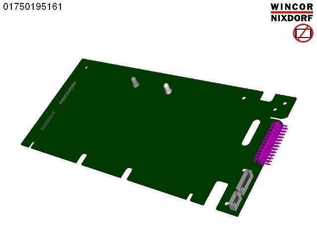 1750195161 ATM Machine Wincor Nixdorf C4060 cineo VS-MODUL-RECYCLING PCB 01750195161 in model 1750200435