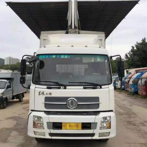 China Used DONGFENG Van Cargo Truck 6 Wheels 4X2 Flying Wing Van 180hp Truck on sale
