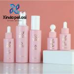 30ml 250ml Perfume Body Lotion Bottles With Pump Pink Luxury Skincare Cosmetic