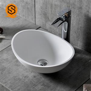 Wholesale Seamless Joint Solid Surface Wash Basin Countertop For Villa from china suppliers