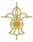 Design Plastic Georgian Bar Flower for Double Glass Sliding Window All the