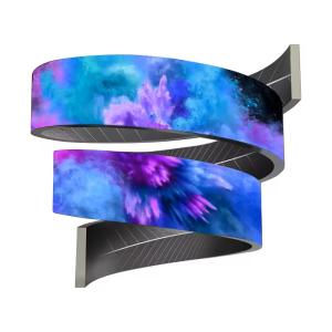 P3 Flexible LED Display Screen Panel Multiple Pixels FCC Certificated