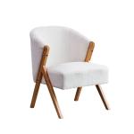 W60*D68*H77CM Modern Living Room Furniture Lounge Chair KD Wooden Sofa Chair