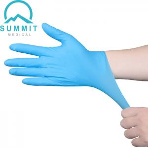 Wholesale 4g Disposable Examination Gloves , 0.1mm Medical Examination Nitrile Gloves from china suppliers