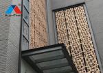 PPG PVDF Painting Coated Aluminium Decorative Wall Panel For Airport Metro