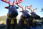 Oxford Cloth Inflatable David 'S Deer Tree Lovely Brown Deer Double Stitch