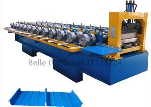 Wholesale Plc 6kw Standing Seam Roll Forming Machine Metal Roof Tile Making Panel from china suppliers