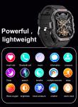 2.1inch Amoled Smart Watch HK24 Men Sports AI Voice Assistant Health Monitoring