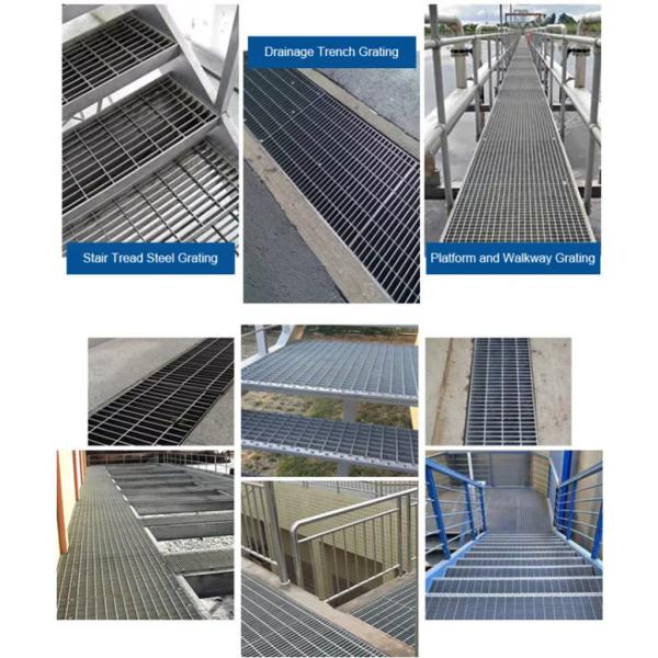 Hot Dipped Galvanized Serrated Bar Grating Walkway Platform Webforge Steel