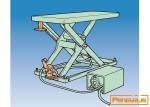 Anti Falling 2000kg1200*3000mm Scissor Lift Platform